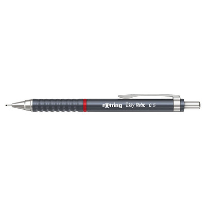 rotring Porte-mines Tikky Retro, 0,5 mm, gris