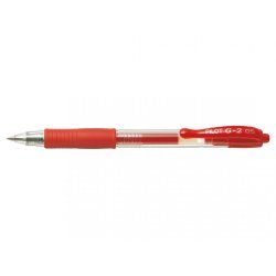 Pilot BL-G2-5 Stylos à encre gel avec bouchon Fin Rouge