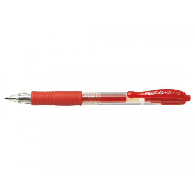 PILOT Stylo roller à encre gel G2 05, rouge