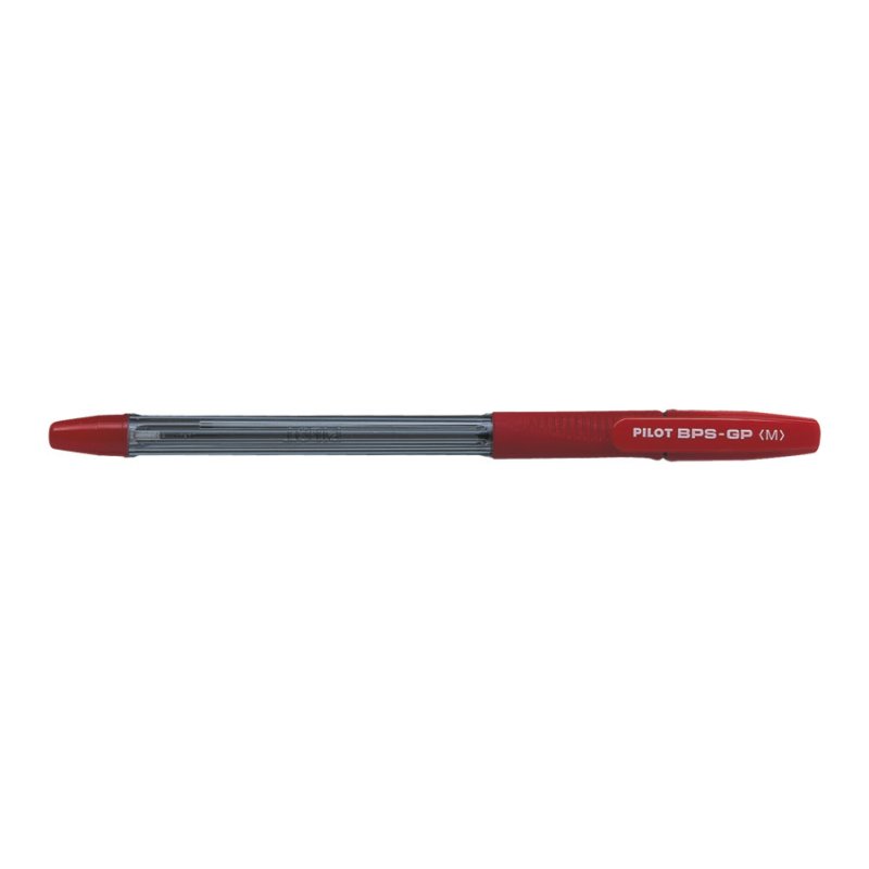 PILOT Stylo à bille BPS-GP, tracé: 0,25 mm (M), rouge