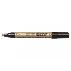 PILOT Marqueur permanent SUPER COLOR Gold, moyen, or