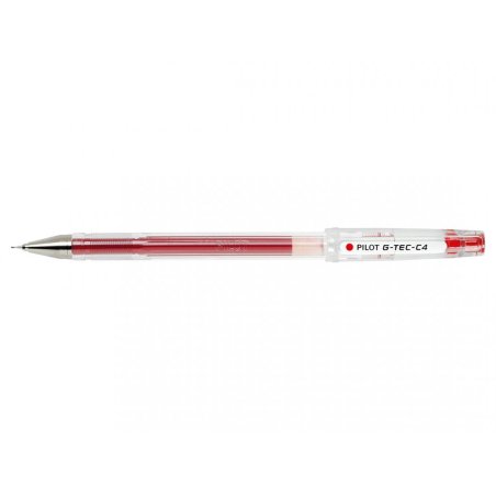 PILOT Stylo roller à encre gel G-TEC-C4, rouge