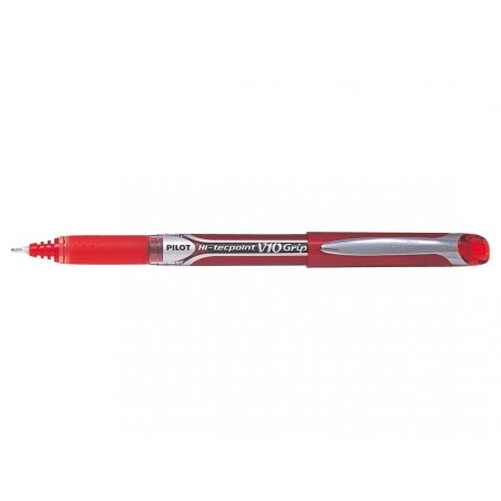 PILOT Stylo Roller Hi-Tecpoint V10 Grip, rouge