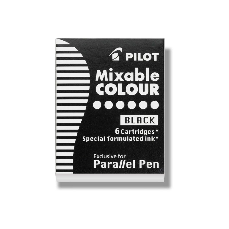 PILOT Cartouches d'encre pour stylo Parallel Pen, noir
