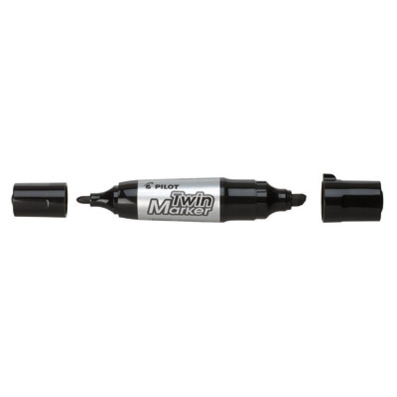 PILOT Marqueur permanent TWIN Marker Jumbo, noir