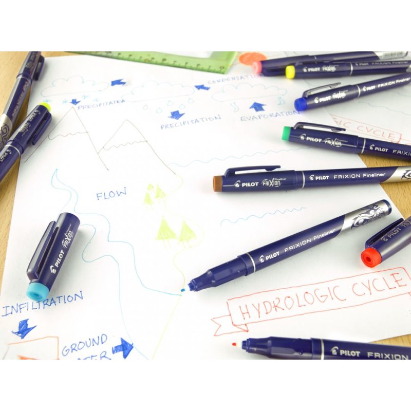 PILOT Stylo feutre Fineliner FRIXION, vert