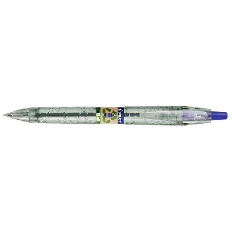 PILOT Stylo bille rétractable B2P Ecoball 10, bleu