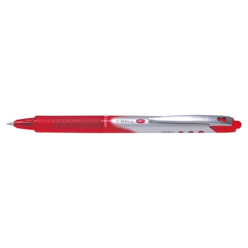 Pilot V-Ball RT 07 Clip-on retractable pen Red