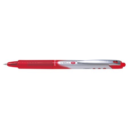 Pilot V-Ball RT 07 Stylo à bille retractable avec clip Rouge