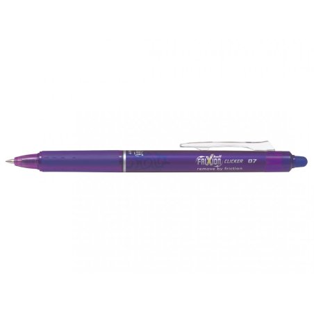 PILOT Stylo roller FRIXION BALL CLICKER 07, violet
