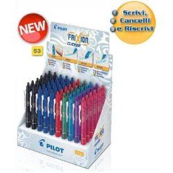 Pilot Frixion Clicker Noir, Bleu, Vert, Rose, Violet, Rouge 60 pièce(s)