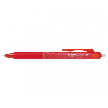 PILOT Stylo roller FRIXION BALL CLICKER 05, rouge
