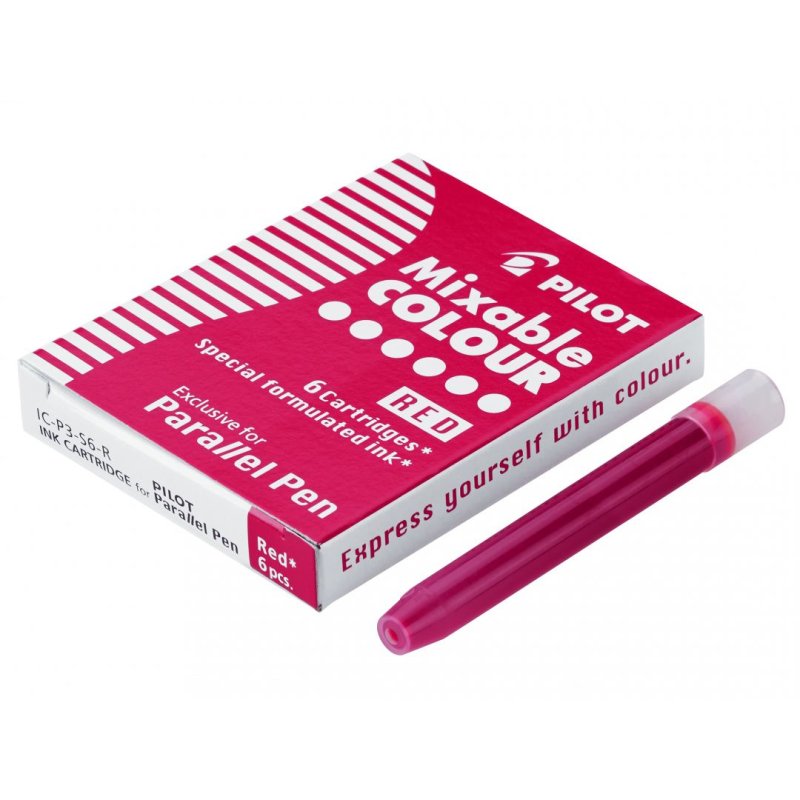 Pilot Parallel Pen Medium Red 6 pc(s)