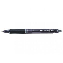 Pilot Acroball Noir Stylo à bille rétractable avec clip Moyen