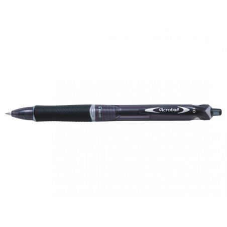 Pilot Acroball Noir Stylo à bille rétractable avec clip Moyen