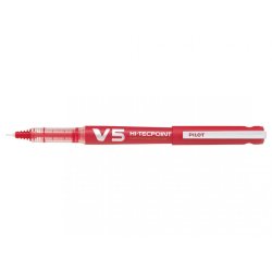 PILOT Stylo roller V5 Hi-Tecpoint, rechargeable, rouge