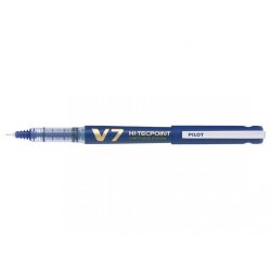 PILOT Stylo roller V7 Hi-Tecpoint, rechargeable, bleu