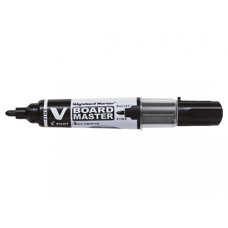 PILOT Marqueur V BOARD MASTER, pointe ogive, fin, noir