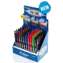 Pilot FriXion Ball Black, Blue, Brown, Green, Orange, Pink, Purple, Red 60 pc(s)
