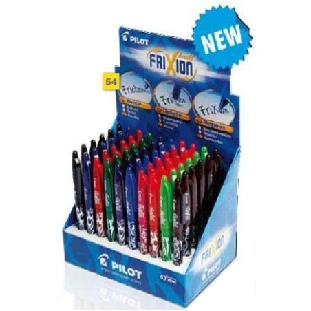 Pilot FriXion Ball Black, Blue, Brown, Green, Orange, Pink, Purple, Red 60 pc(s)