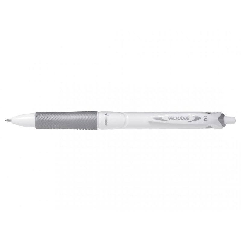 PILOT Stylo à bille rétractable ACROBALL PURE WHITE, noir
