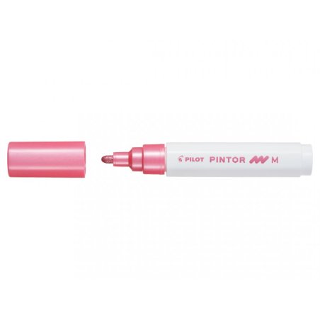 PILOT Marqueur à pigment PINTOR, medium, rose métallique