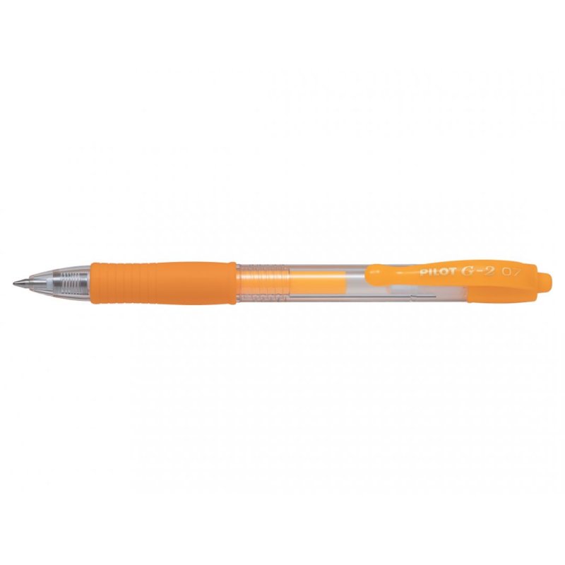 PILOT Stylo à encre gel G2 07 Néon, abricot néon