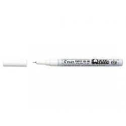 PILOT Marqueur permanent SUPER COLOR, extra fin, blanc