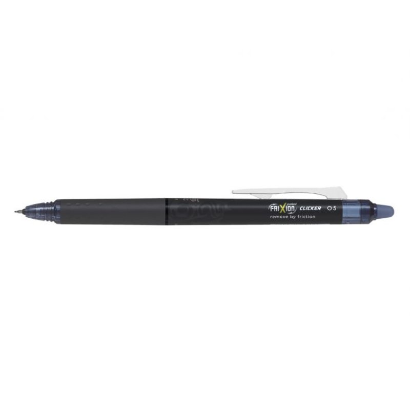 Pilot FriXion Point Clicker Stylos rétractables à encre gel Fin Noir, Bleu 1 pièce(s)