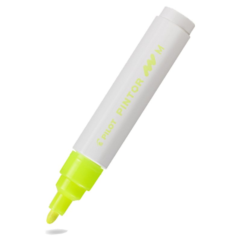 PILOT Marqueur à pigment PINTOR, medium, jaune fluo