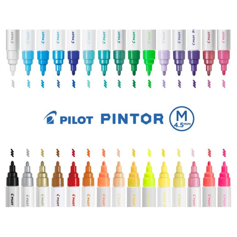 PILOT Marqueur à pigment PINTOR, medium, "My Color Palette"