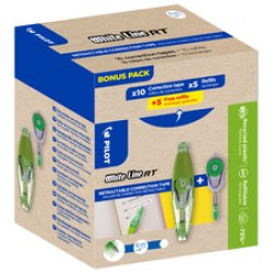 PILOT Roller correcteur WHITE LINE RT, Bonus Pack