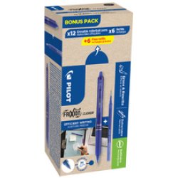 PILOT Stylo roller FRIXION BALL CLICKER 07, BONUS PACK