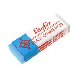 Laufer Plast-Combi eraser Blue, White 1 pc(s)