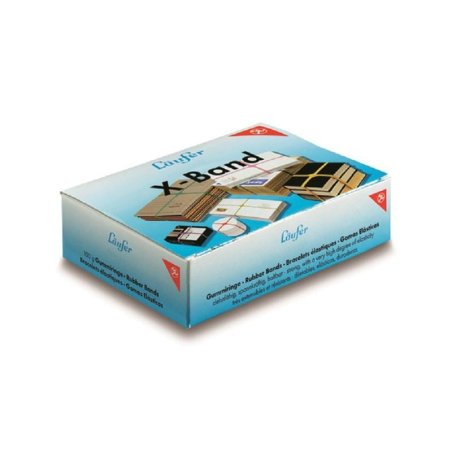 Läufer Elastiques en X dans un carton - 100 g, 150 x 11 mm,