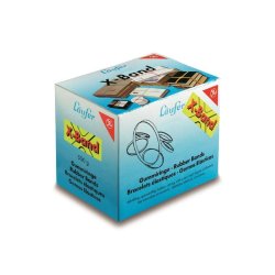 Läufer Elastiques en X dans un carton - 500 g, 150 x 11 mm,