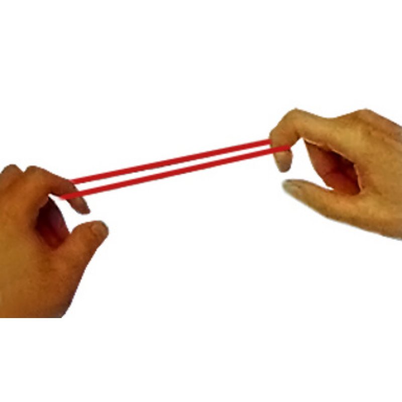 Läufer Bracelets élastiques RONDELLA, 100 mm, 50 g, rouge