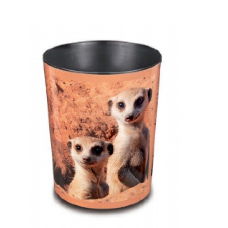Läufer Corbeille à papier "suricate", 13 litres, PP
