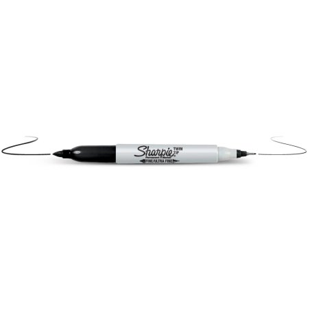 Sharpie Marqueur permanent "TWIN TIP", noir