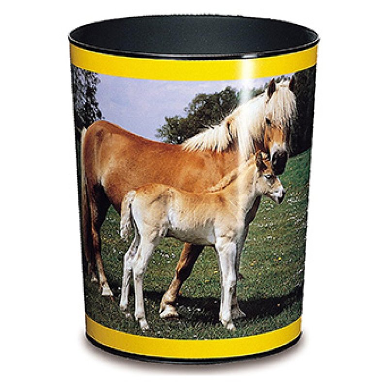 Läufer Corbeille à papier "Cheval et poulain"