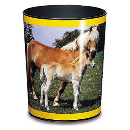 Läufer Corbeille à papier "Cheval et poulain"