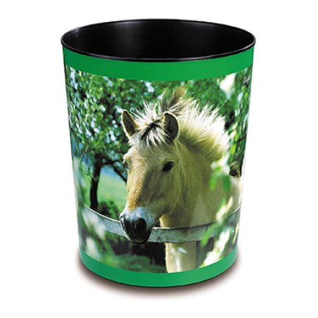 Läufer Corbeille à papier "cheval à la clôture de prairie"