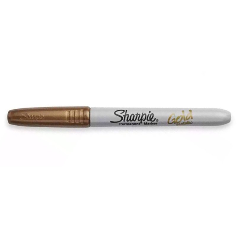 Sharpie Metallic permanent marker Fine tip Gold