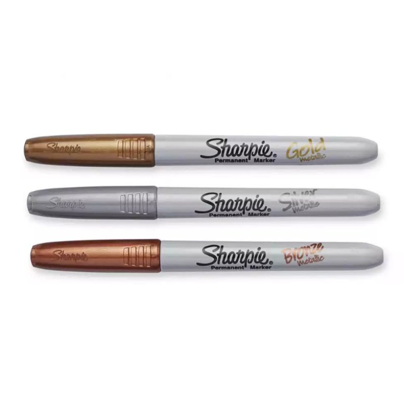 Sharpie Marqueur permanent FINE métallisé, or