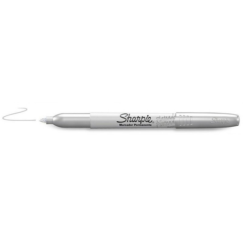 Sharpie Metallic permanent marker Fine tip Silver