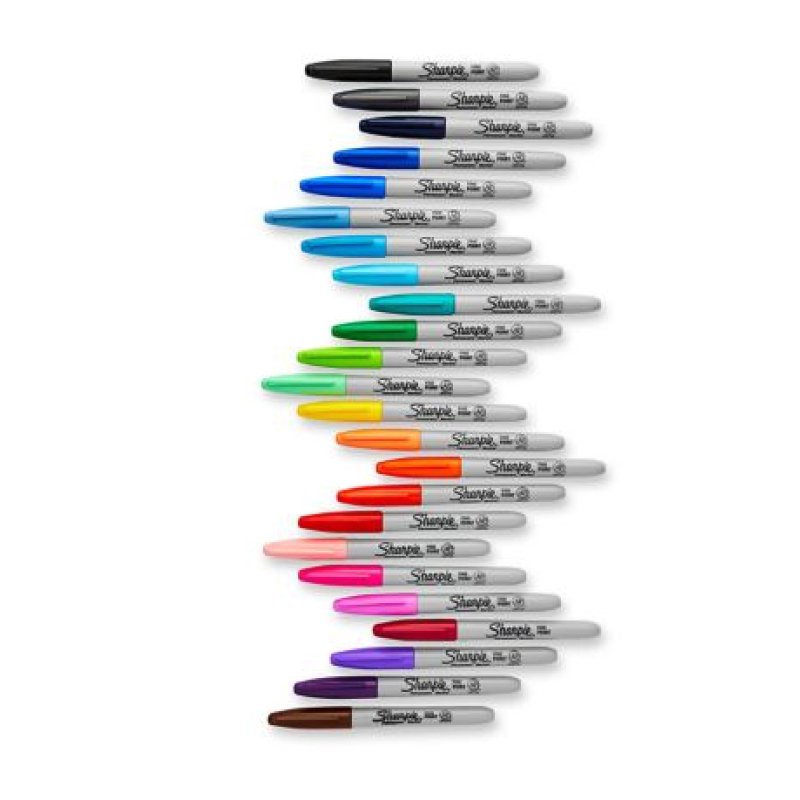 Sharpie Fine marqueur 24 pièce(s) Pointe fine Noir