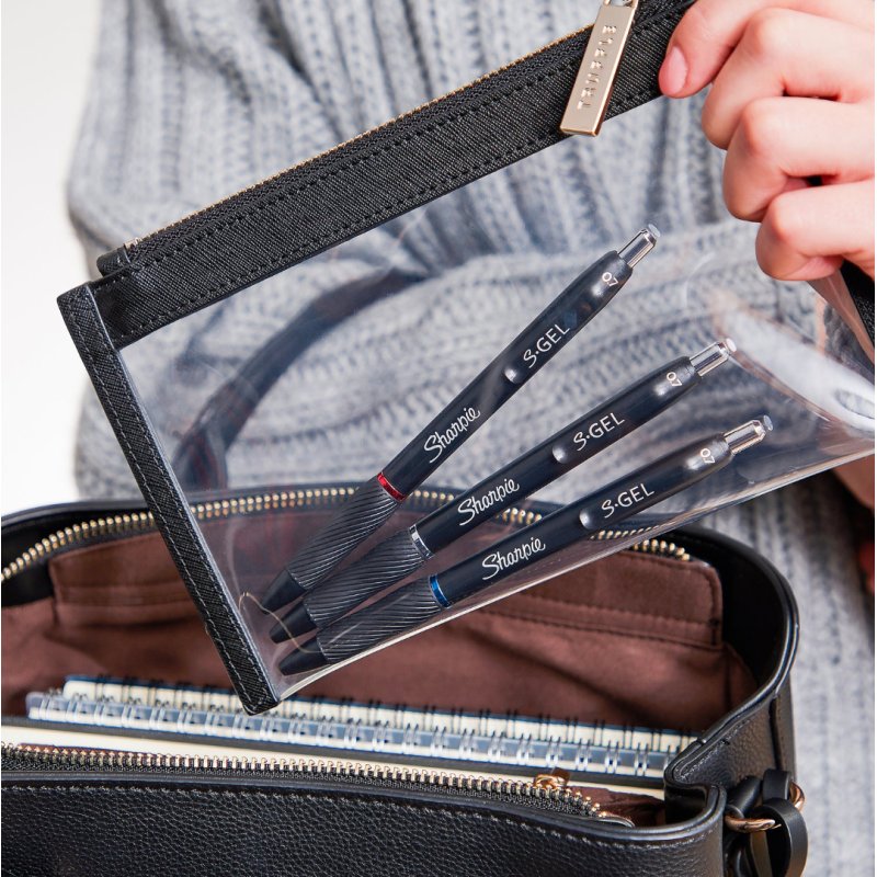 Sharpie S-Gel Stylos rétractables à encre gel Noir 12 pièce(s)