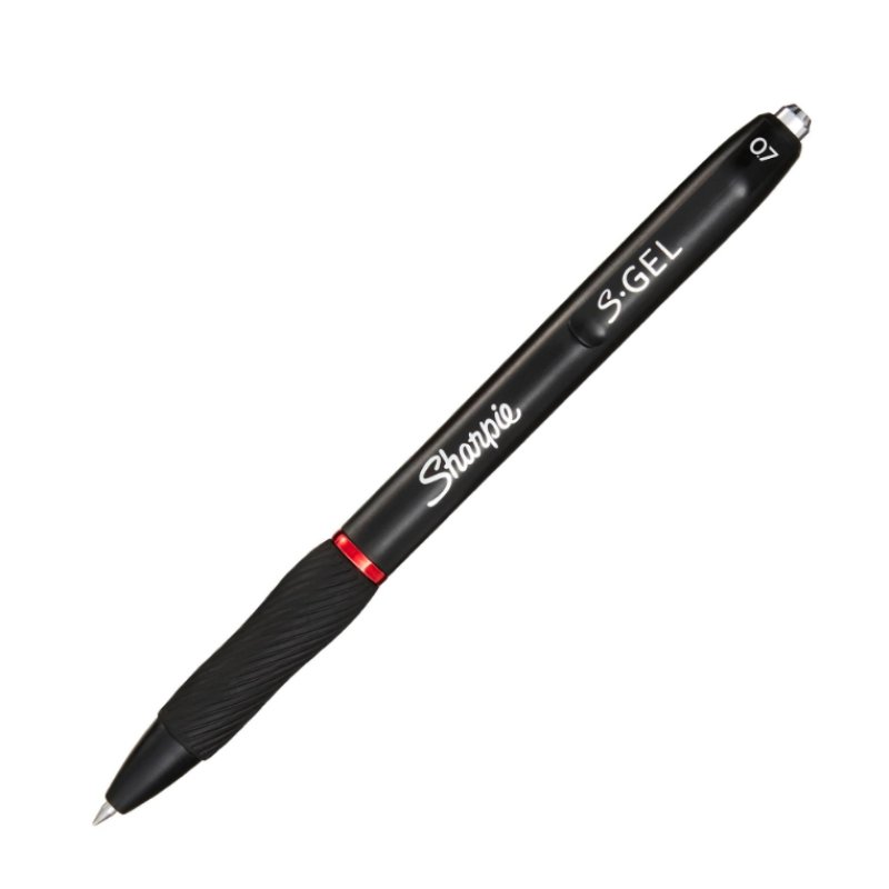 Sharpie S-Gel Stylos rétractables à encre gel Rouge 12 pièce(s)