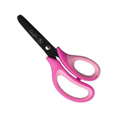 Laufer 87222 ciseaux à bouts ronds Universel Découpe droite Rose