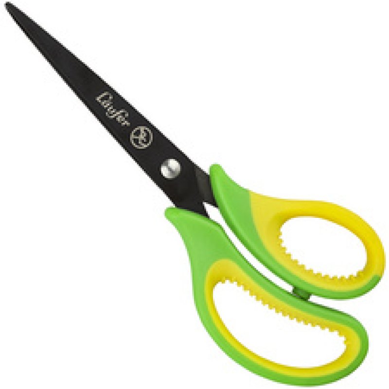 Läufer Ciseaux ergonomiques, longueur: 150 mm, vert/jaune